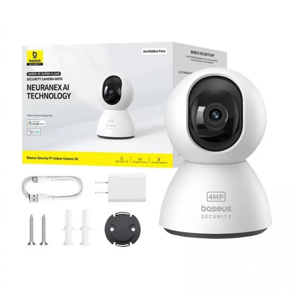 Caméra de Surveillance Baseus P1, Wi-Fi, 3K, Intérieur S0ST002130