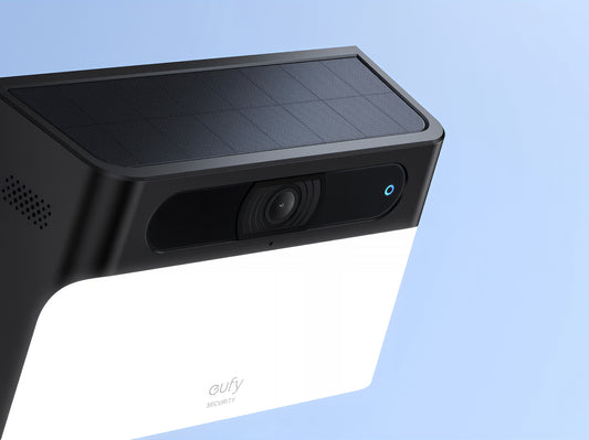 Caméra de Surveillance Eufy S120 Solar, Wi-Fi, 2K, IP65, Panneau Solaire, Extérieur
