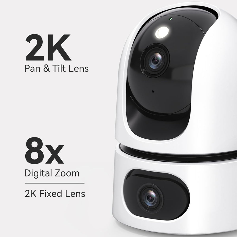 Caméra de Surveillance Imou Ranger Dual, Wi-Fi, 2K + 2K, Intérieur IPC-S2XP-6M0WED