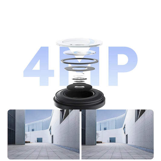 Caméra de Surveillance Xiaomi CW500 Dual, Wi-Fi, 2.5K, IP66, Extérieur BHR9402EU