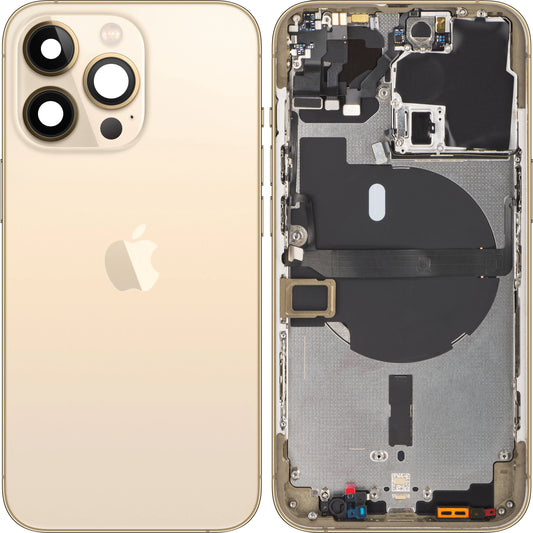 Apple iPhone 13 Pro Battery Cover, avec demi-case, Gold, Swap