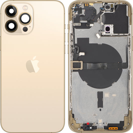 Apple iPhone 13 Pro Max Battery Cover, avec demi-case, Gold, Swap