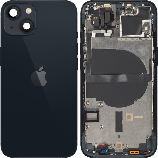 Apple iPhone 13 mini Battery Cover, avec demi-case, noir (minuit), Swap