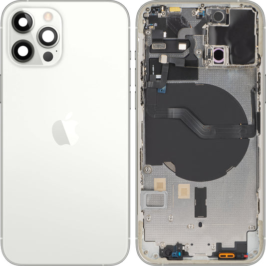 Apple iPhone 12 Pro Battery Cover, avec demi-case, Silver, Swap