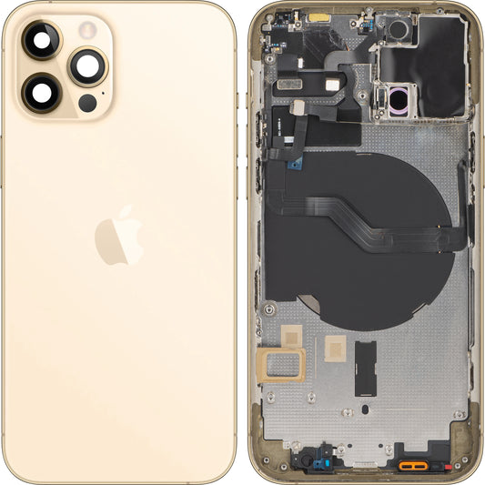 Apple iPhone 12 Pro Battery Cover, avec demi-case, Gold, Swap