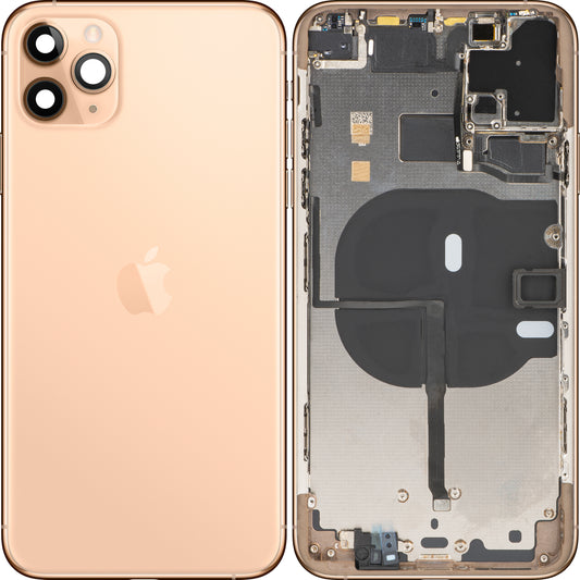 Apple iPhone 11 Pro Max Battery Cover, avec demi-case, Gold, Swap