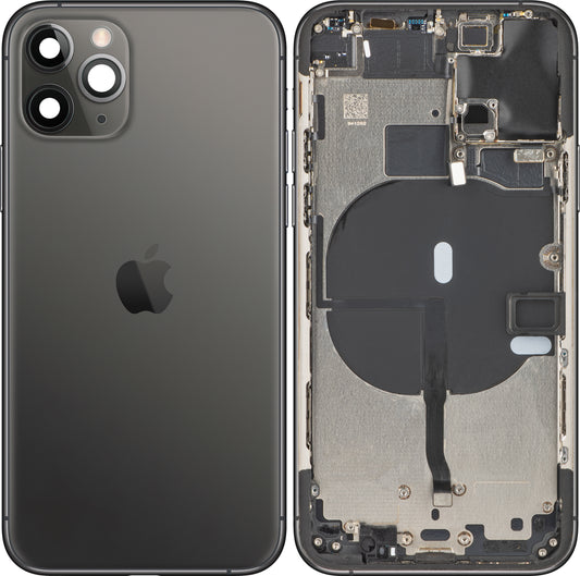 Apple iPhone 11 Pro Battery Cover, avec étui intermédiaire, noir (gris espace), Swap