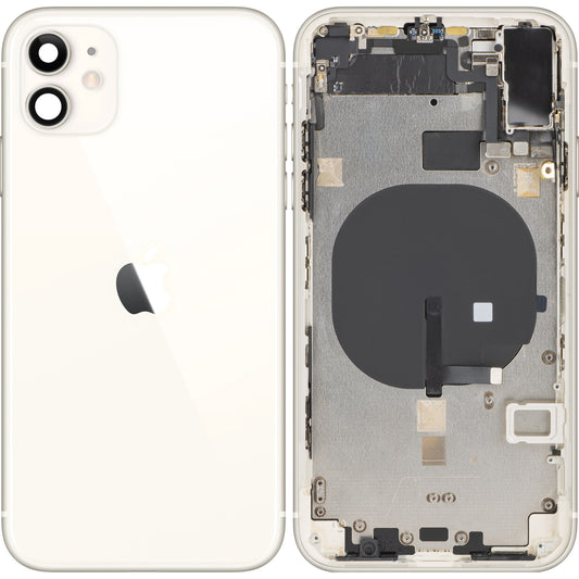 Apple iPhone 11 Couvercle de batterie, avec boîtier intermédiaire, blanc, Swap