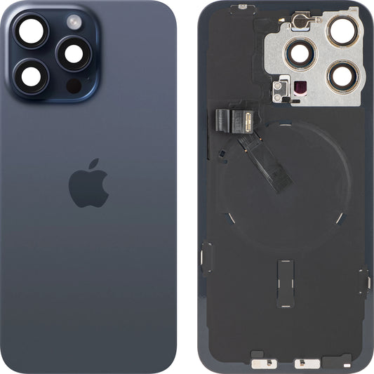 Housse de batterie Apple iPhone 15 Pro Max, Bleu (Titane Bleu), Swap