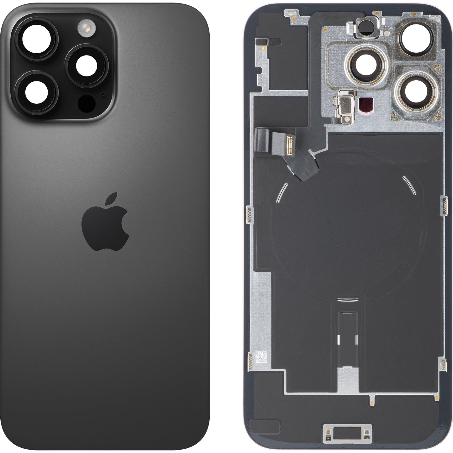 Coque de batterie Apple iPhone 16 Pro Max, Noir (Titane Noir), Échange Premium