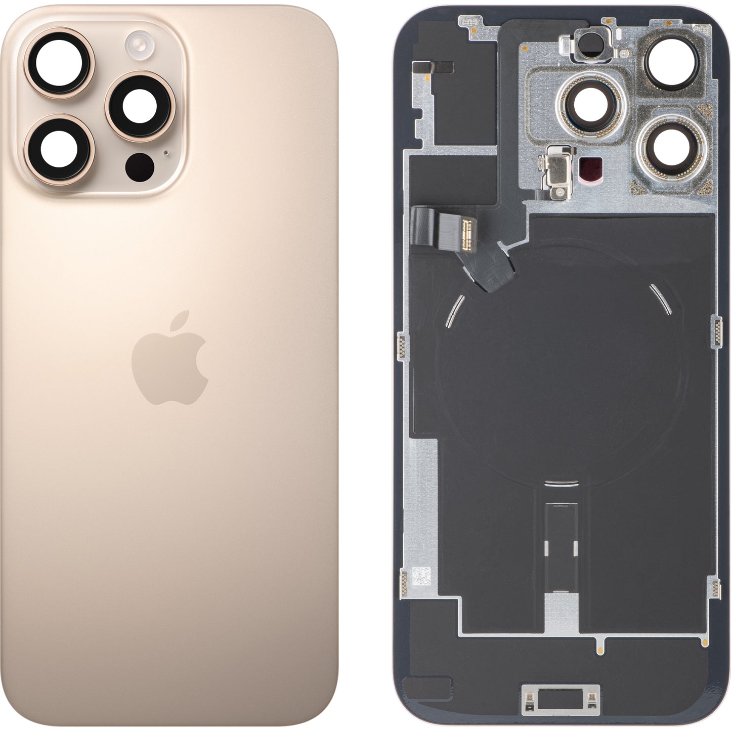 Coque Batterie Apple iPhone 16 Pro Max, Or (Titane Désert), Échange Premium