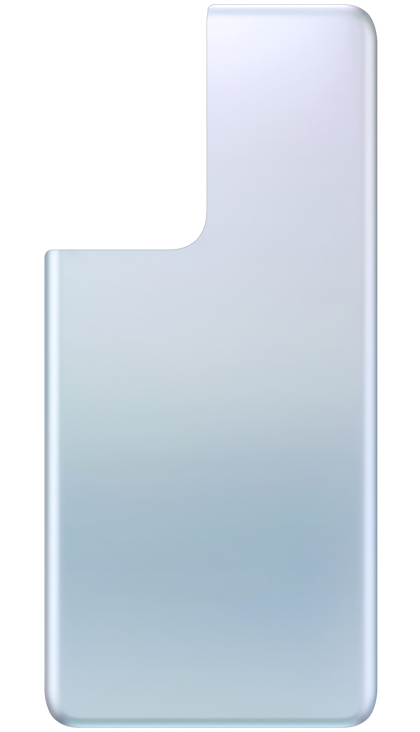 Couvercle de batterie compatible avec Samsung Galaxy S21 Ultra 5G G998, Argent