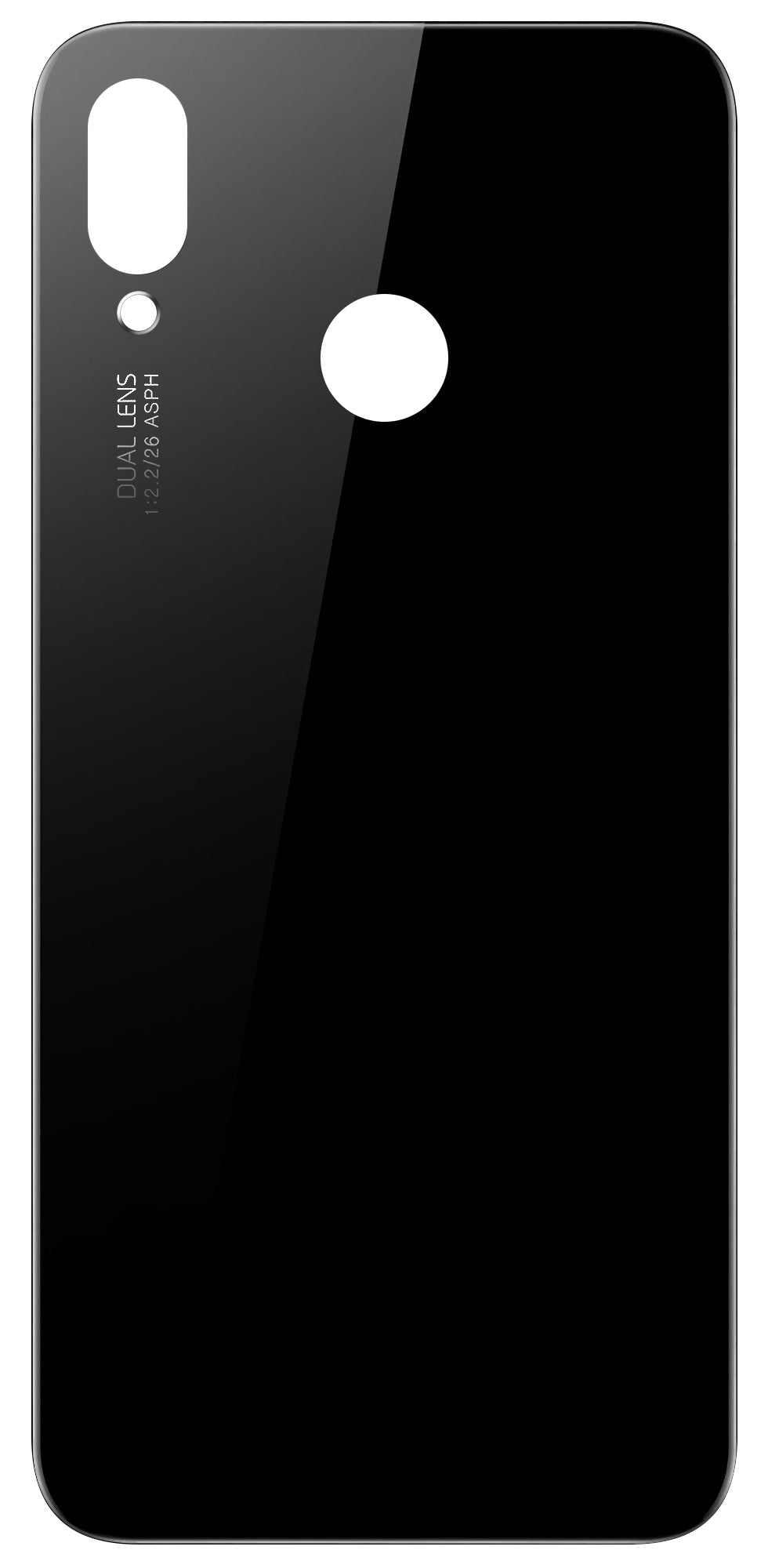 Cache batterie compatible avec Huawei P20 Lite, Noir
