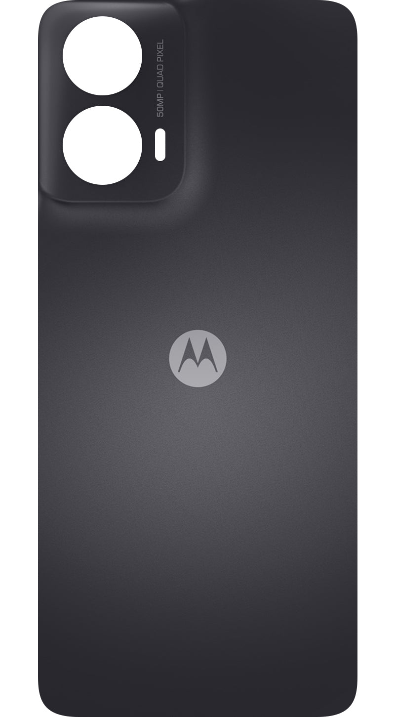 Couvercle de batterie Motorola Moto G24, Noir (Charbon Mat), Échange 5S58C23814