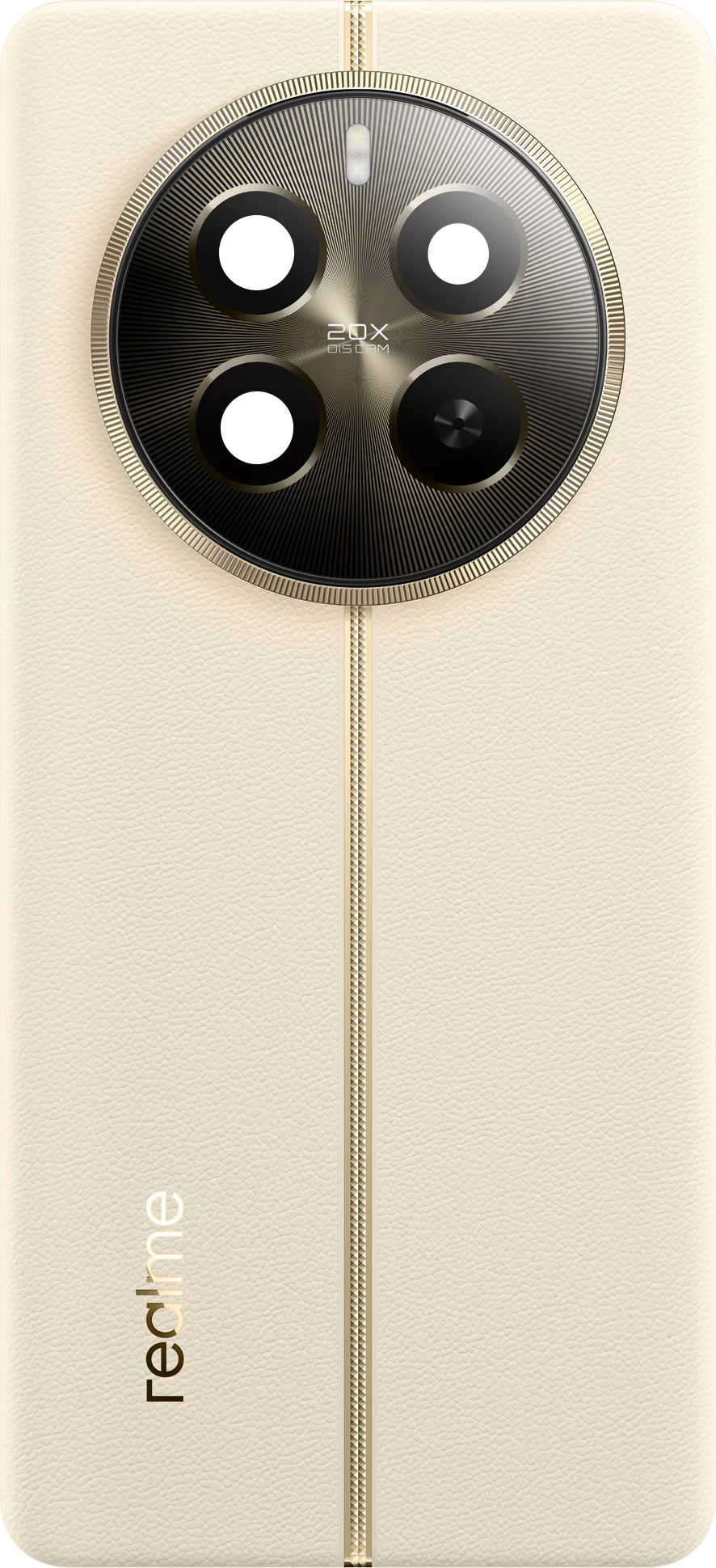 Realme 12 Pro Battery Cover, Gold (Navigator Beige), Service Pack 621033000192