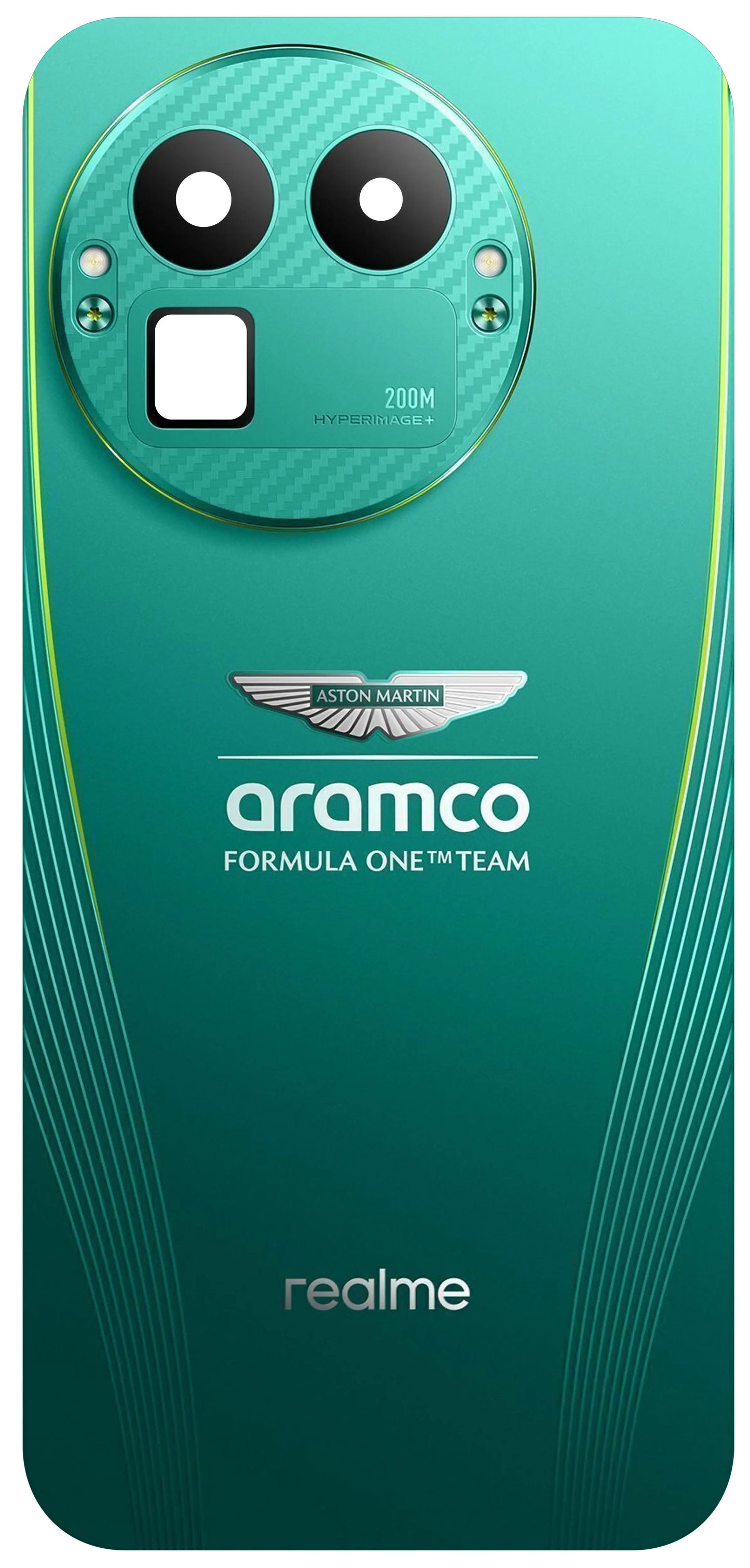 Couvercle de batterie Realme GT 8 Pro, Vert (Aston Martin Green), Service Pack 621033000794