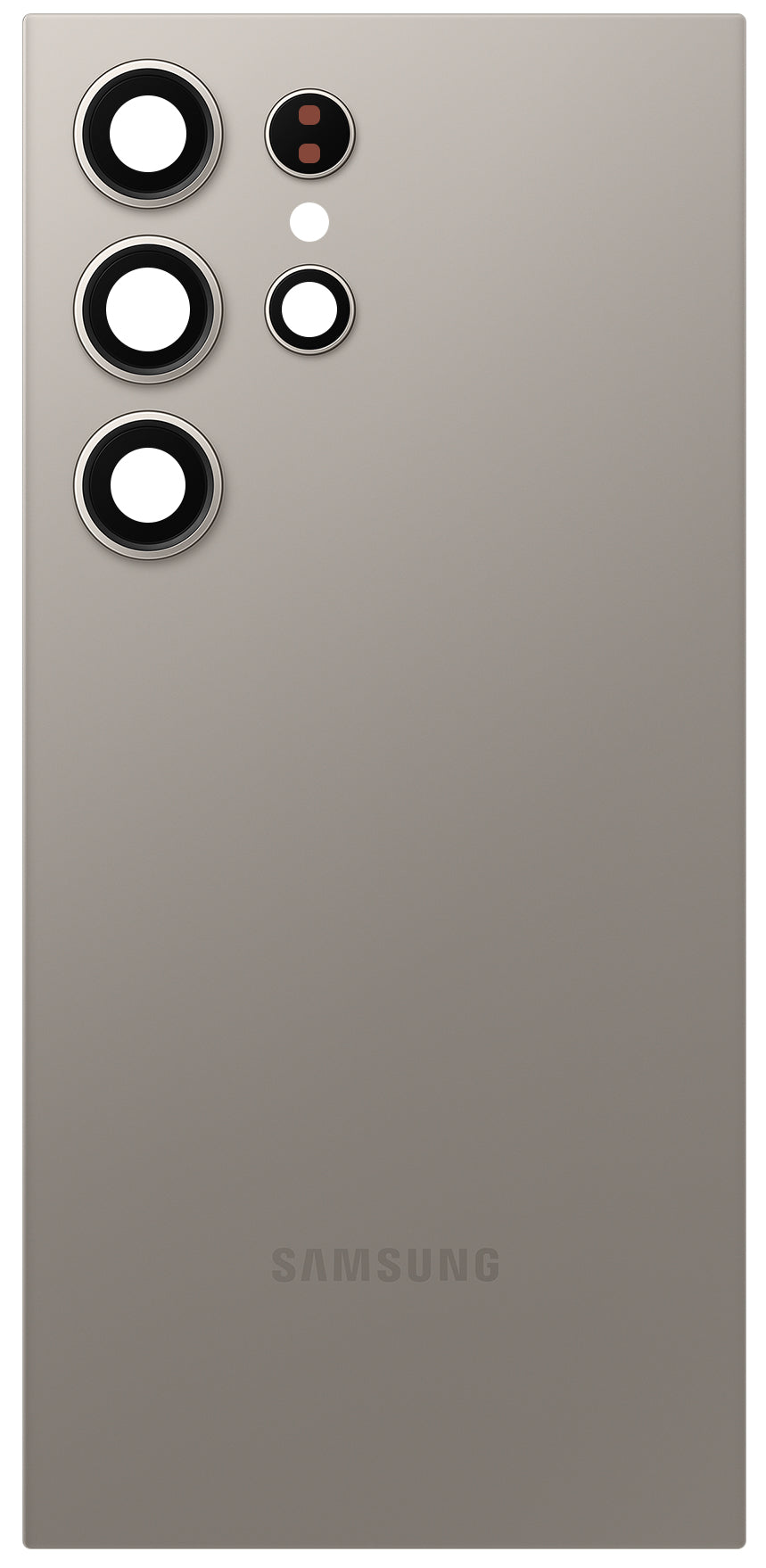 Couvercle de Batterie Samsung Galaxy S24 Ultra S928, Gris (Titanium Gray), Service Pack GH82-33349A