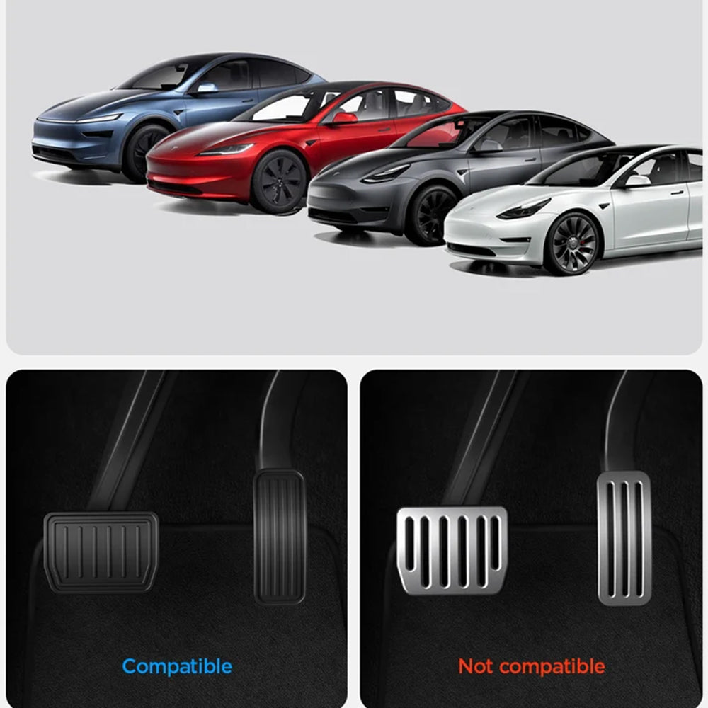 Spigen Line Design TO200P Car Pedal Covers for Tesla Y / 3 ACP11627