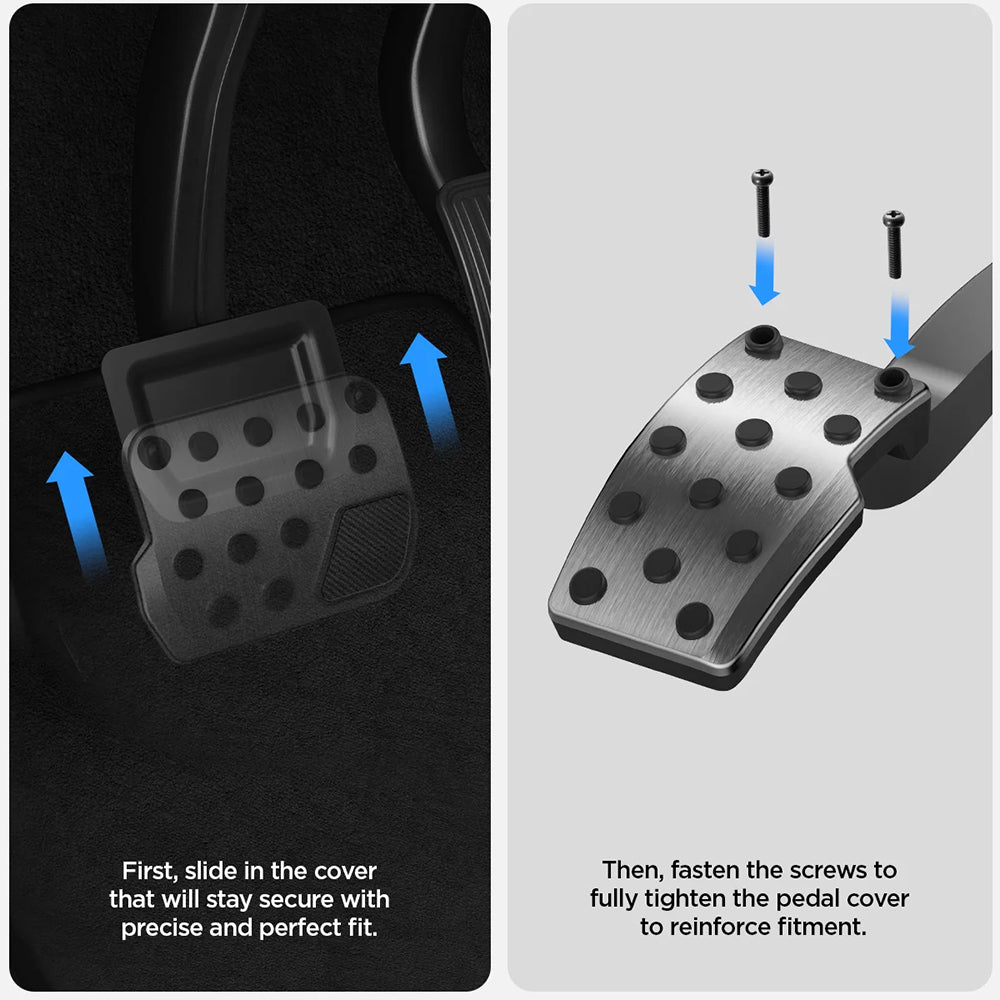 Couvre-pédales Auto Spigen Stuttgart TO200 pour Tesla Y / 3 ACP04510
