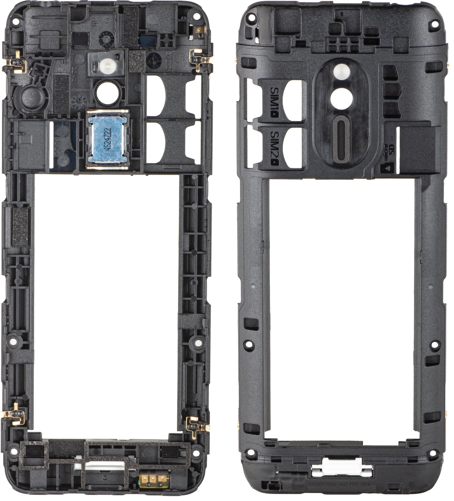 Coque centrale Nokia 230 (2024), noire, Service Pack 286931228