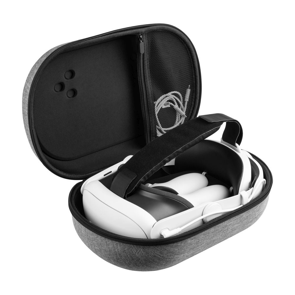 Coque de Protection Fixe pour Lunettes VR Meta Quest 3S / 3, Gris