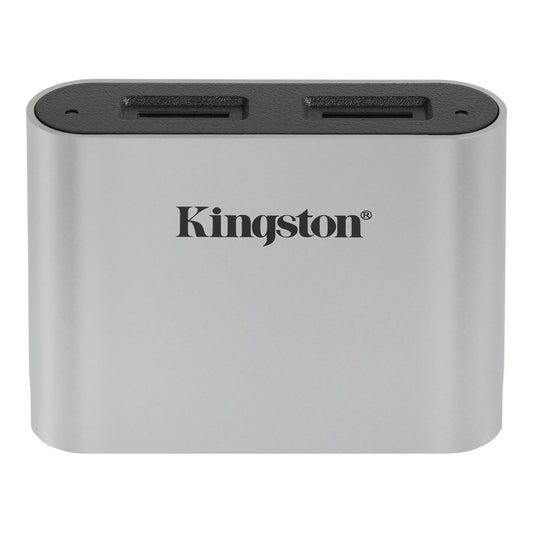 Lecteur de cartes Kingston Workflow USB 3.2, double microSD, gris WFS-SDC
