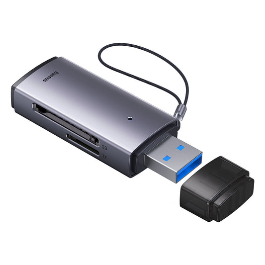 Baseus BS-OH069 Lecteur de cartes USB, SD - microSD, Gris WKQX060013