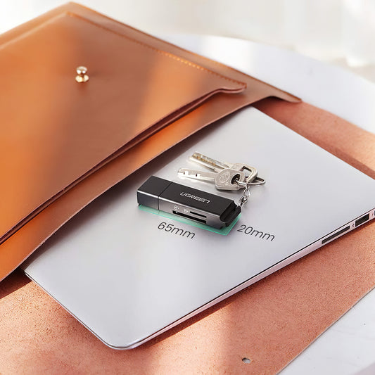 Lecteur de cartes USB 3.0 UGREEN CM104, SD - microSD, Noir