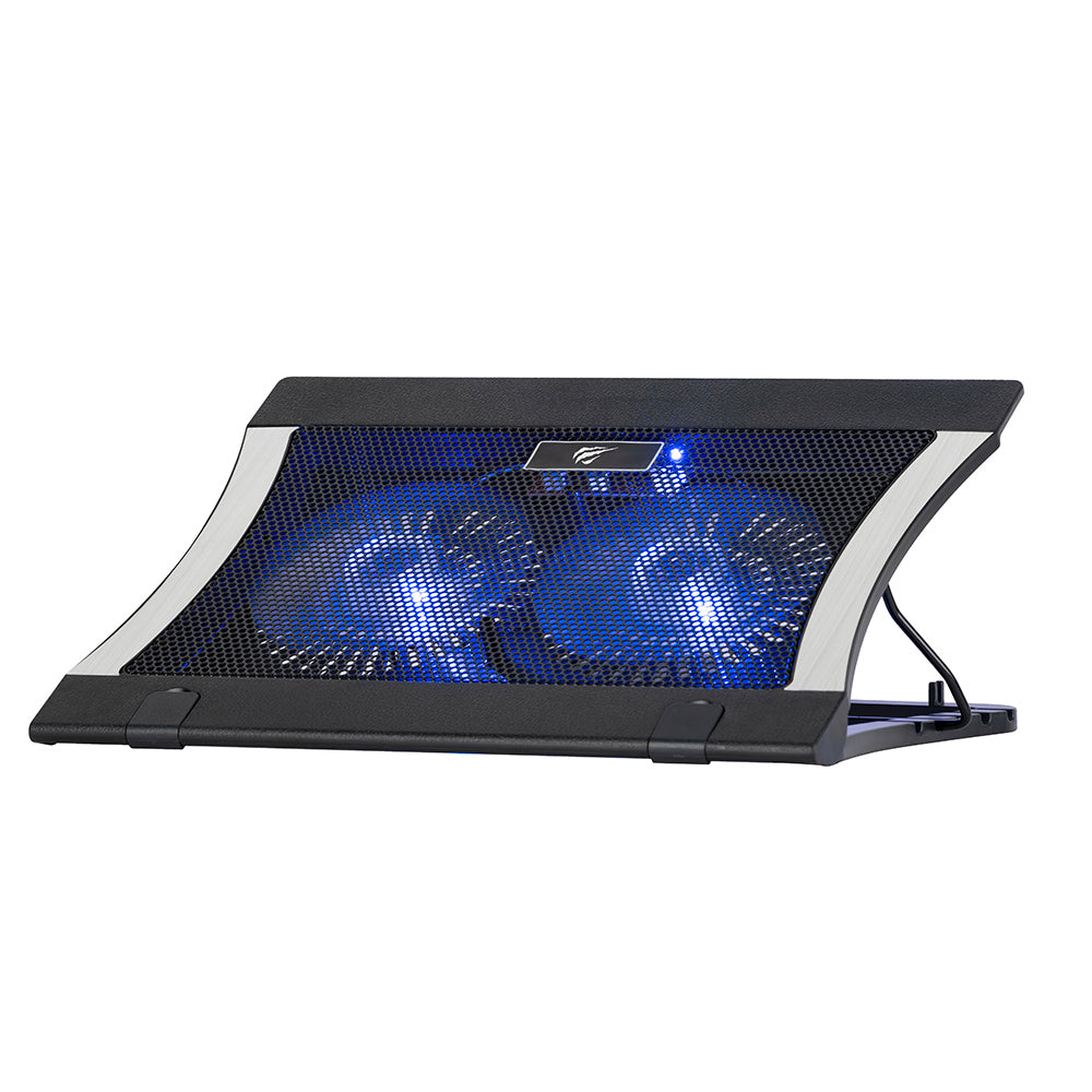 Refroidisseur HAVIT F2051 pour ordinateur portable 9 pouces - 17 pouces, Noir