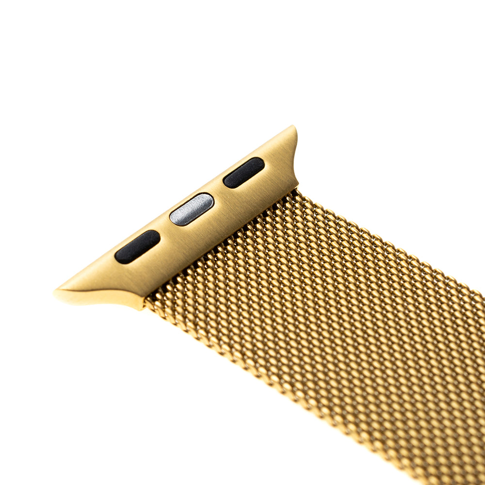 Bracelet Fixed Mesh pour Apple Watch 42mm / 41mm / 40mm / 38mm Series, Doré