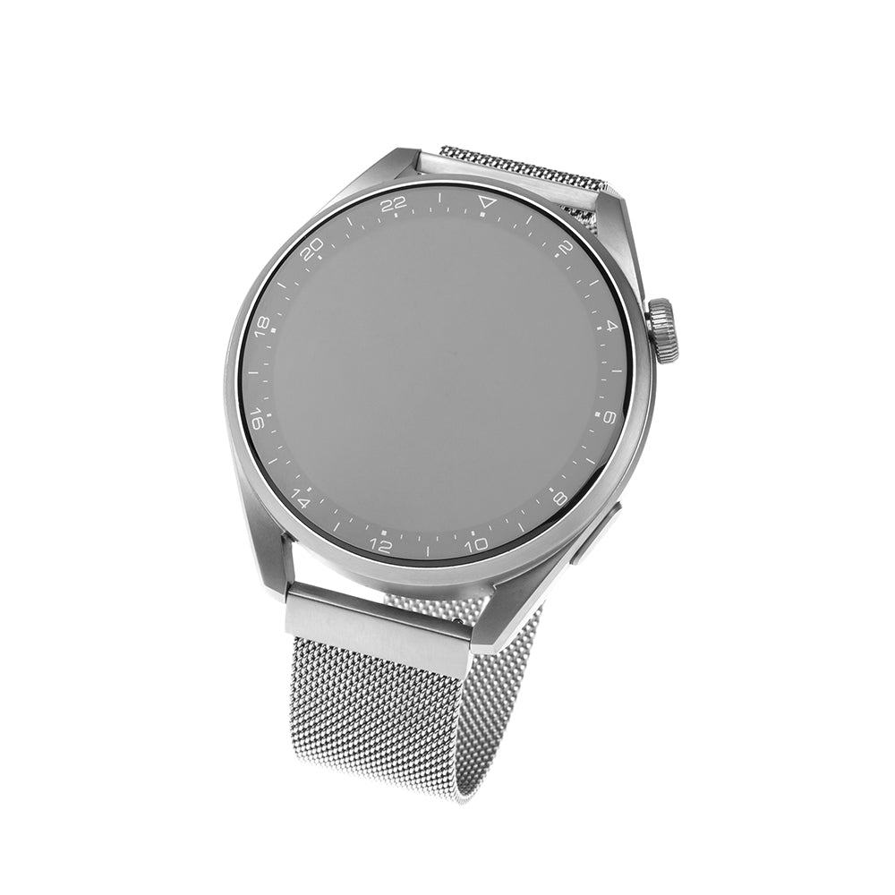 Bracelet Fixed Mesh pour Samsung Galaxy Watch / Huawei Watch Series, 20mm, Argenté