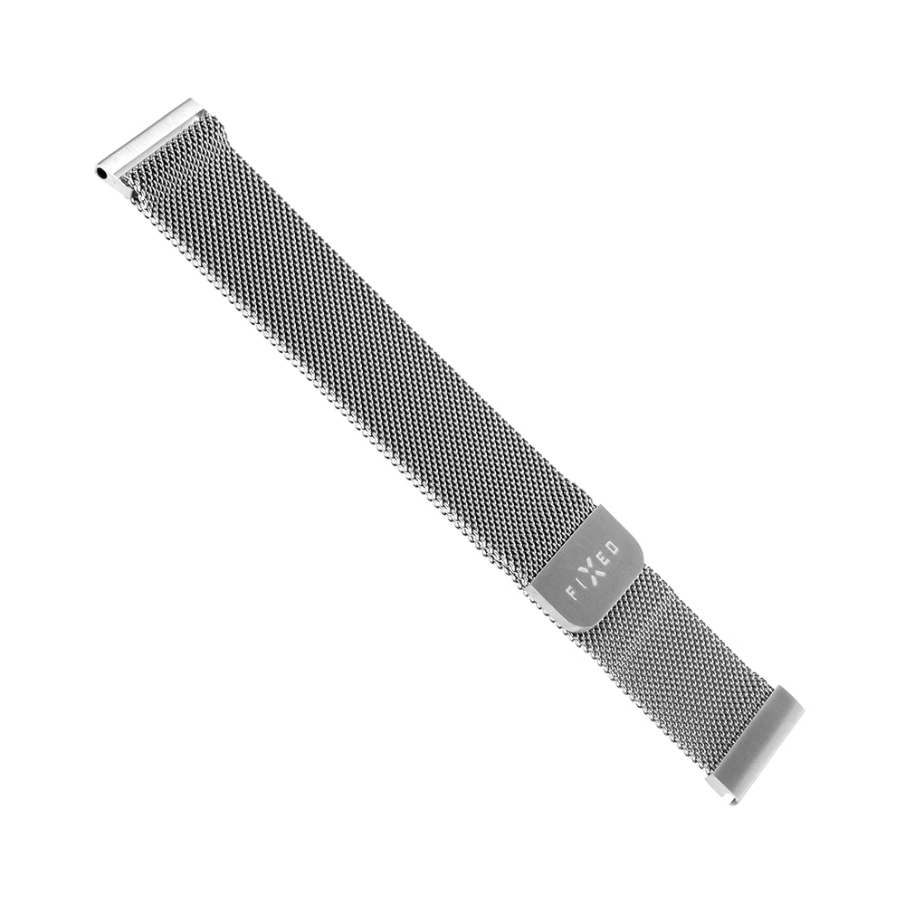 Bracelet Fixed Mesh pour Samsung Galaxy Watch / Huawei Watch Series, 20mm, Argenté
