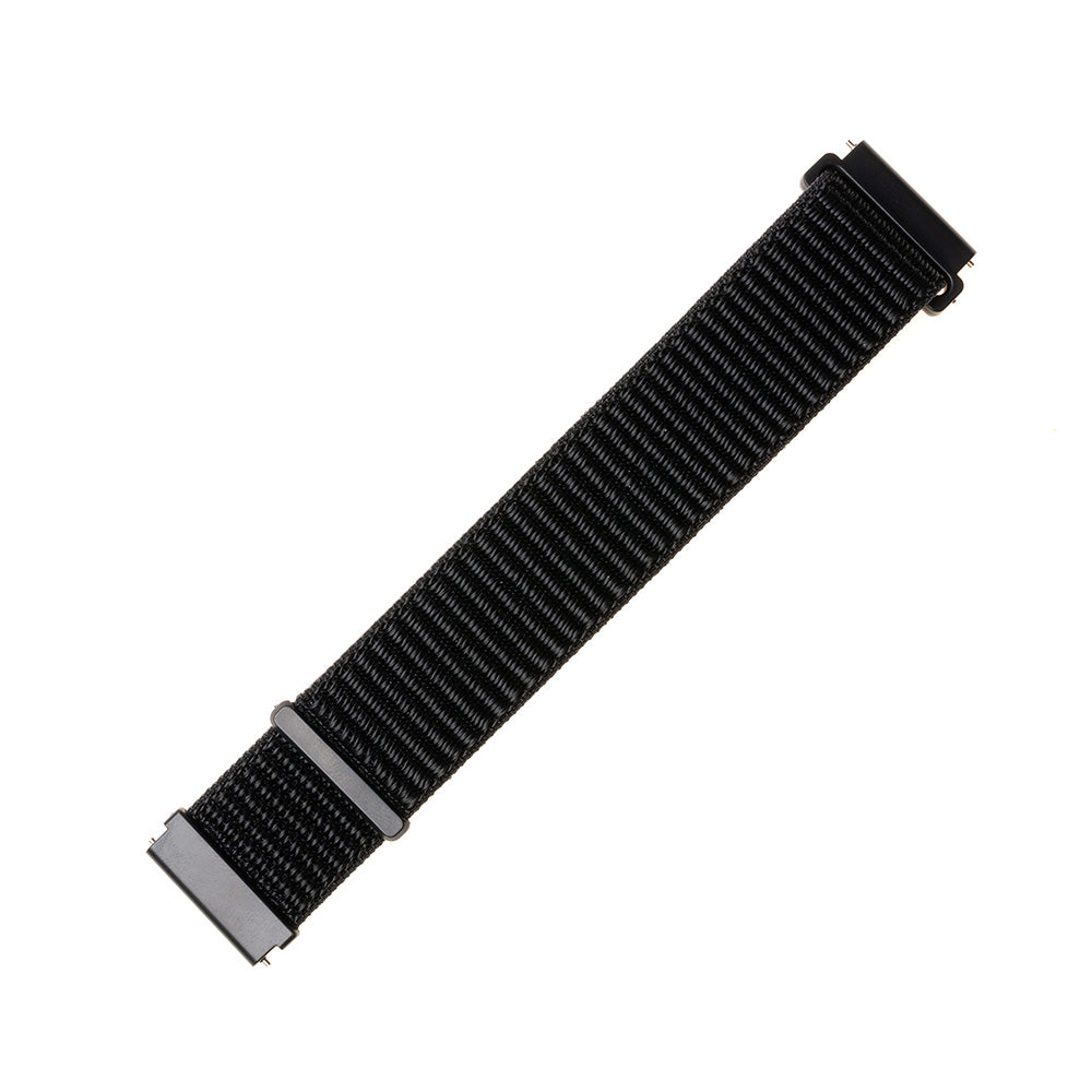 Bracelet Fixed Nylon pour Samsung Galaxy Watch / Huawei Watch Series, 20mm, Noir
