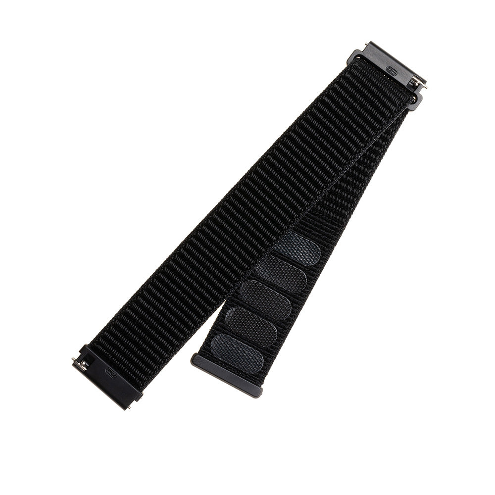 Bracelet Fixed Nylon pour Samsung Galaxy Watch / Huawei Watch Series, 20mm, Noir