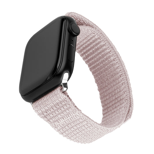 Bracelet Fixed Nylon Sporty pour Apple Watch 49mm / 46mm / 45mm / 44mm / 42mm Series, Rose Doré