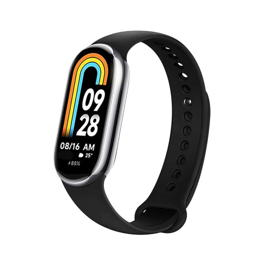 Bracelet en silicone Fixed pour Xiaomi Smart Band 9 / 8, Noir