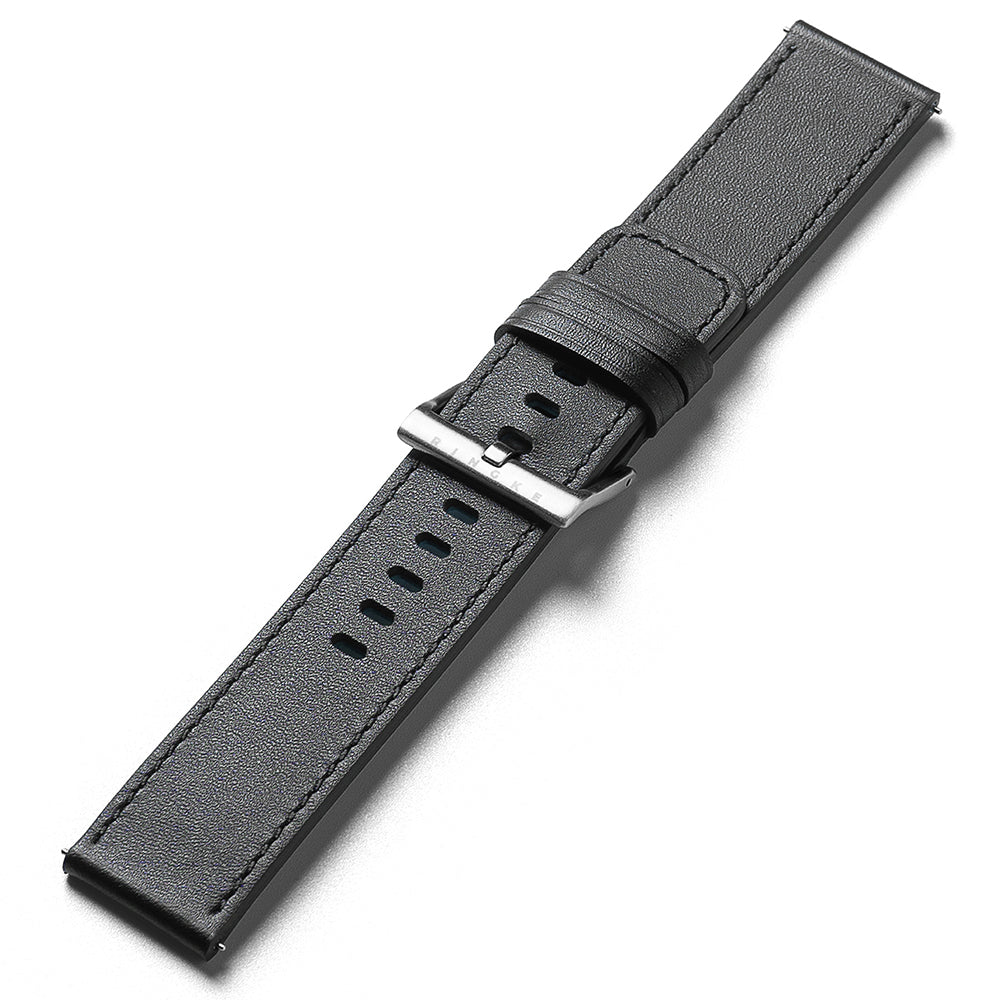 Bracelet Ringke One Basic Bold pour Fossil Watch / Mobvoi Watch / Suunto Watch Series, 24mm, Noir