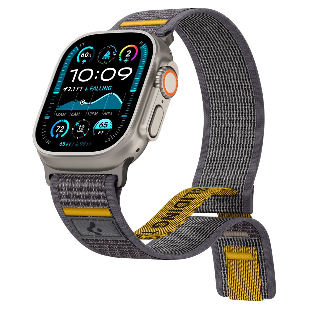 Bracelet Spigen Athlex Air pour Apple Watch 49mm / 46mm / 45mm / 44mm Series, Gris AMP09034