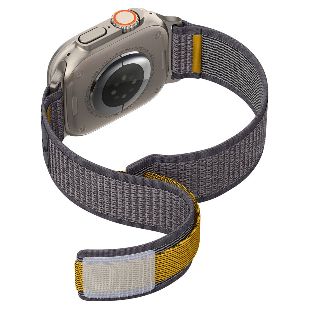 Bracelet Spigen Athlex Air pour Apple Watch 49mm / 46mm / 45mm / 44mm Series, Gris AMP09034