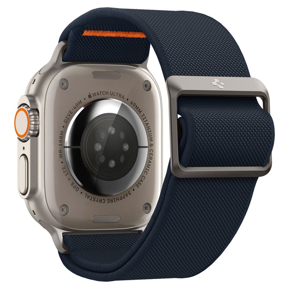 Bracelet Spigen Fit Lite Ultra pour Apple Watch 49mm / 46mm / 45mm / 44mm / 42mm Series, Bleu Marine AMP05984