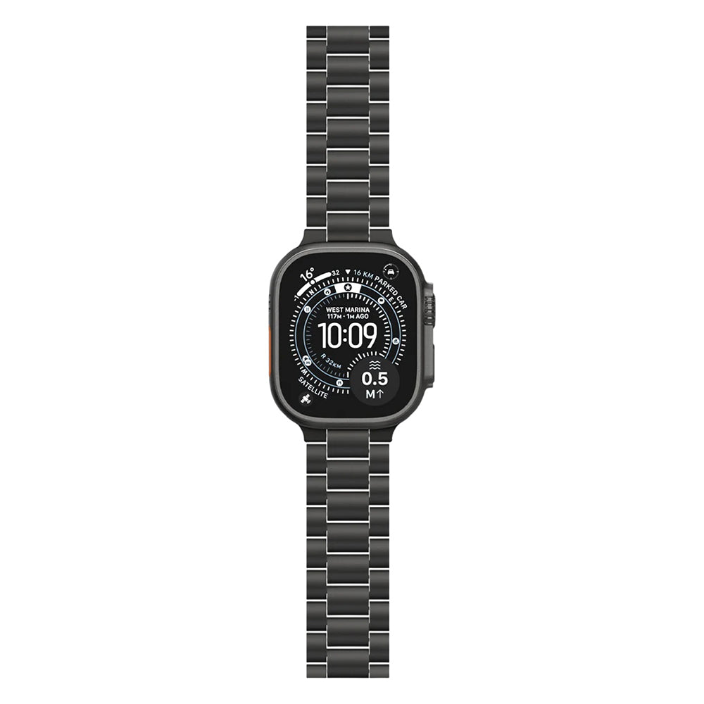 Bracelet Spigen Modern Fit pour Apple Watch 49mm / 46mm / 45mm / 44mm / 42mm Series, Noir AMP11577