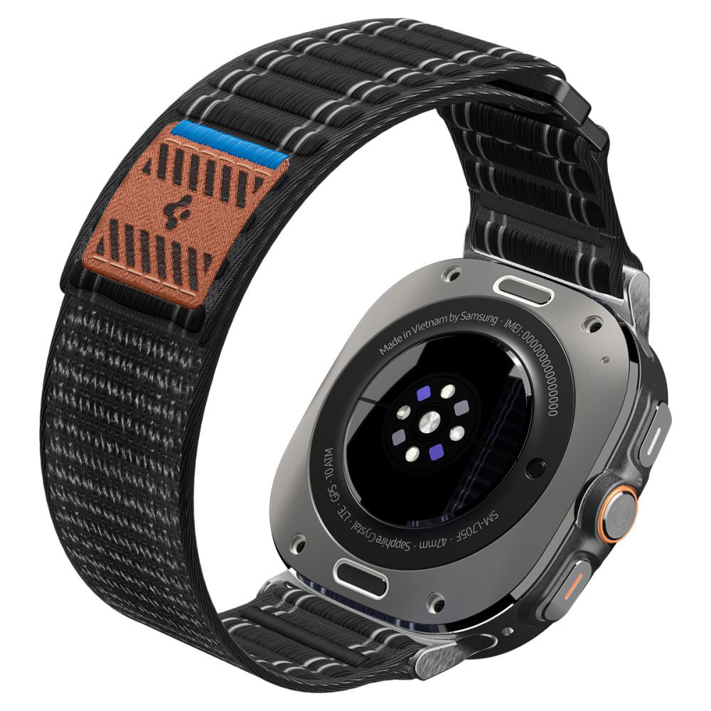 Bracelet Spigen WBF0 pour Samsung Galaxy Watch Ultra, Noir AMP10146
