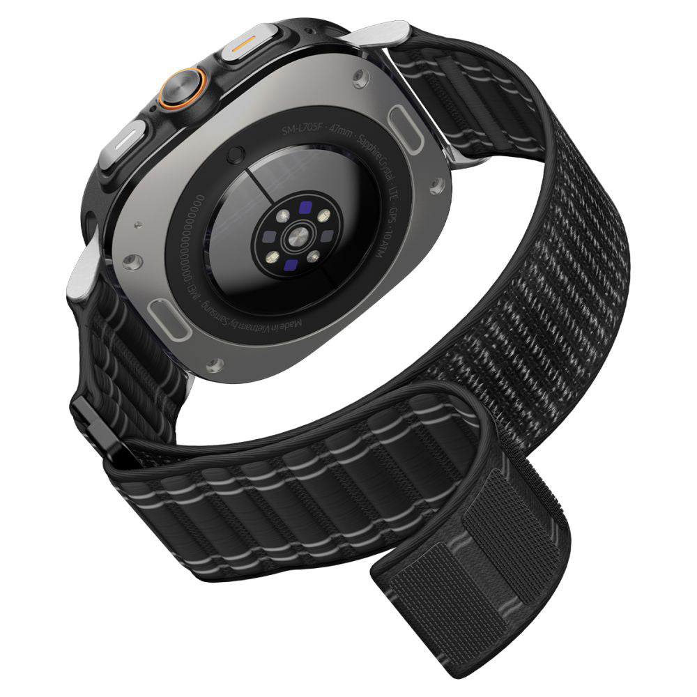 Bracelet Spigen WBF0 pour Samsung Galaxy Watch Ultra, Noir AMP10146