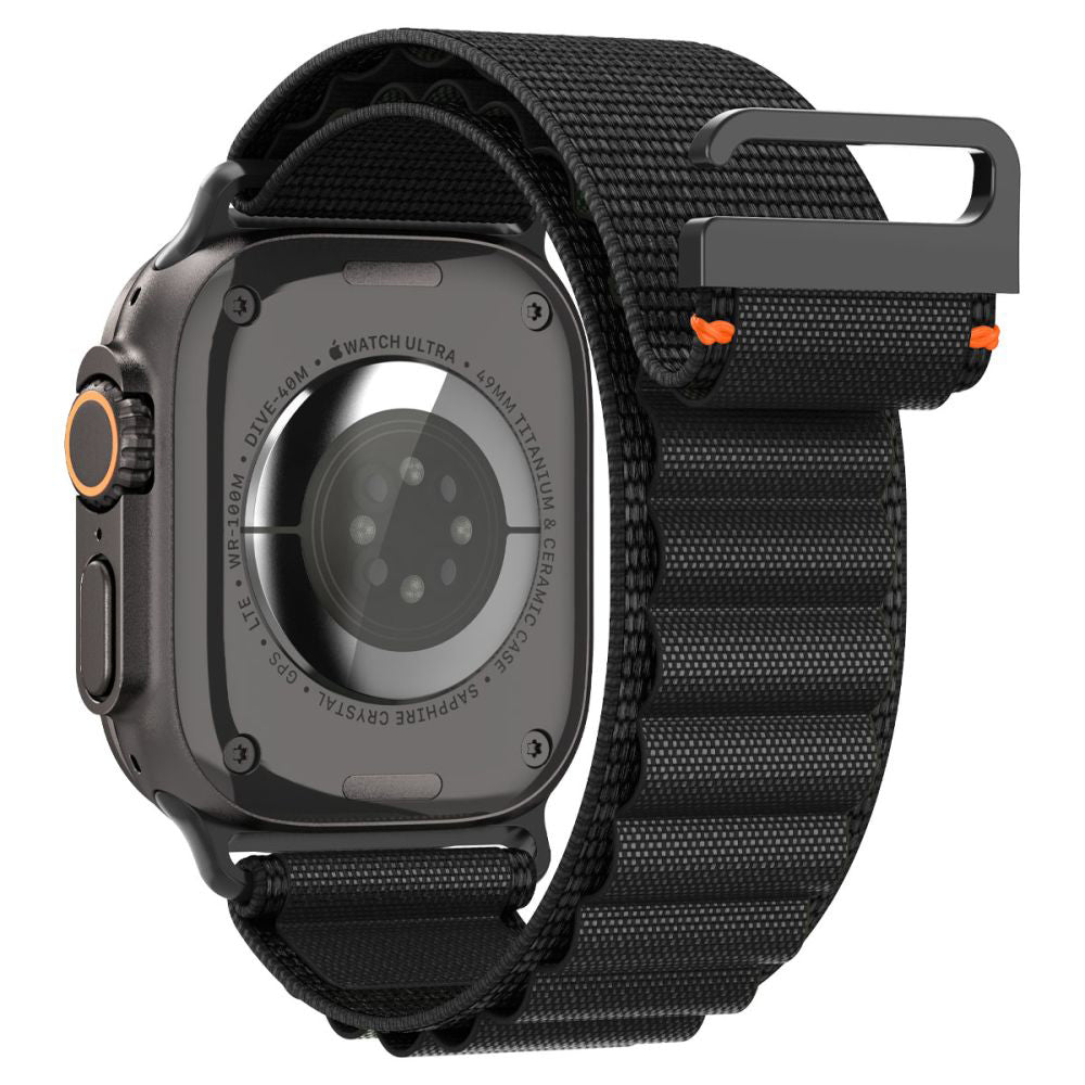 Bracelet Spigen WBF1 pour Apple Watch 49mm / 46mm / 45mm / 44mm Series, Noir AMP10144