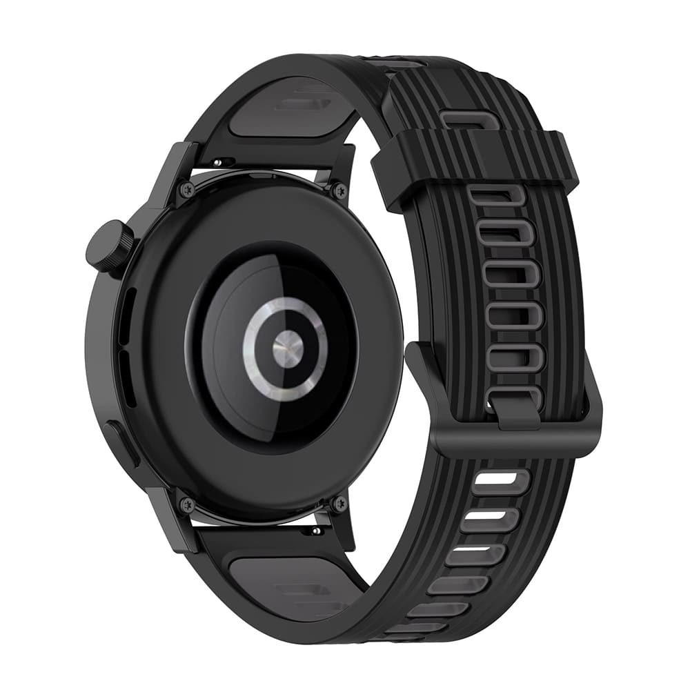 Bracelet Techsuit W002 pour Huawei Watch / Xiaomi Watch Series, 22mm, Noir