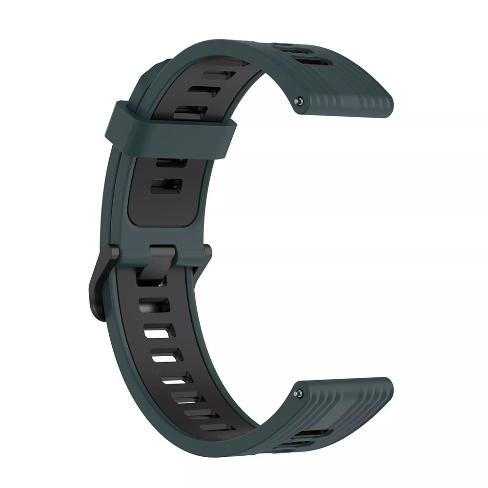 Bracelet Techsuit W002 pour Samsung Galaxy Watch / Huawei Watch Series, 20mm, Vert
