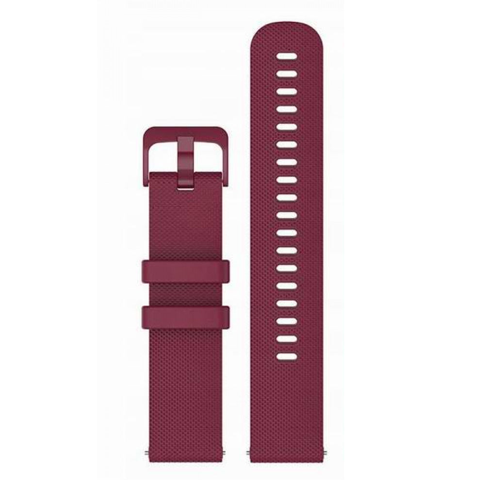 Bracelet Techsuit W006 pour Samsung Galaxy Watch / Huawei Watch Series, 20mm, Bordeaux