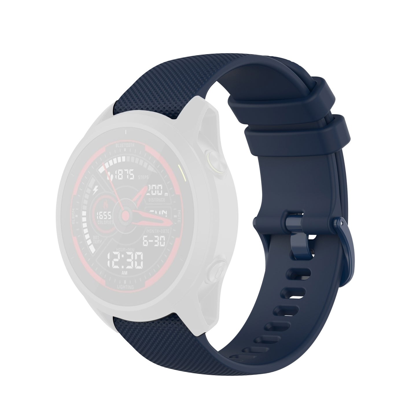 Bracelet Techsuit W006 pour Samsung Galaxy Watch / Huawei Watch Series, 22mm, Bleu