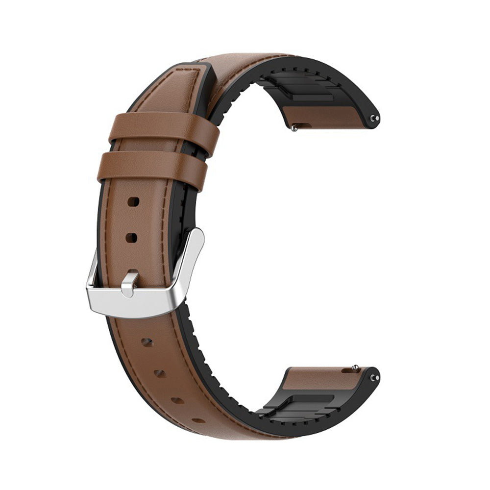 Bracelet Techsuit W007 pour Samsung Galaxy Watch / Huawei Watch Series, 20mm, Marron