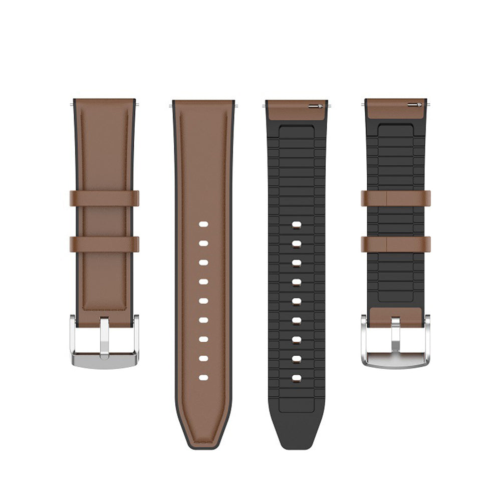 Bracelet Techsuit W007 pour Samsung Galaxy Watch / Huawei Watch Series, 20mm, Marron